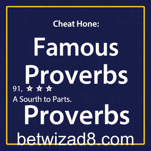 Famous Proverbs